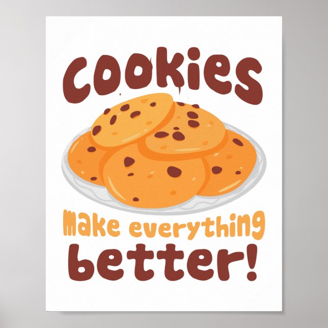 Cookies gör allt bättre på baksidan poster (Framsidan)