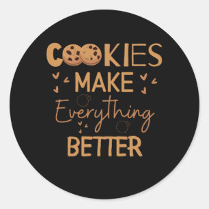Cookies gör allt bättre runt klistermärke