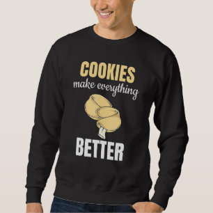Cookies gör allt bättre som en bakare lång ärmad tröja