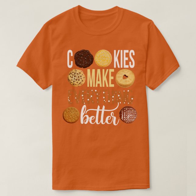 Cookies gör allt bättre t shirt (Design framsida)