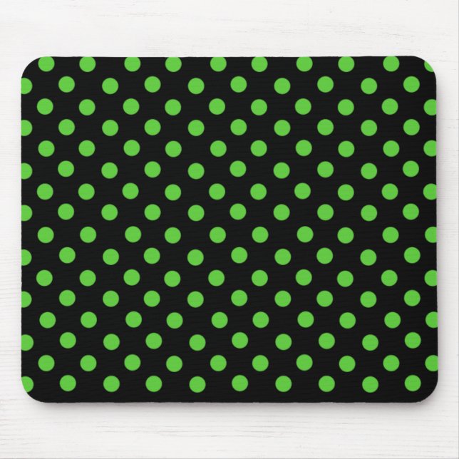 Cookies Grönt Spot Polka Dot Mousepad Musmatta (Framsidan)