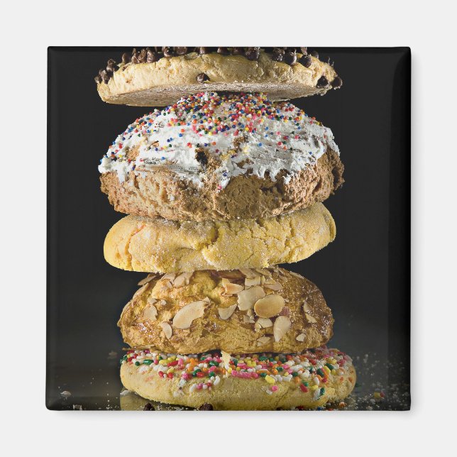 Cookies i en stapel magnet (Framsidan)