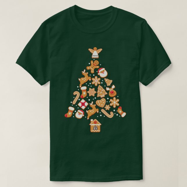 Cookies Julgran T Shirt (Design framsida)