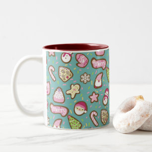 Cookies-julturkos Två-Tonad Mugg