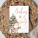 Cookies med jultomtinbjudan inbjudningar<br><div class="desc">Kolla in Zazzle-butiken för liknande artiklar!</div>