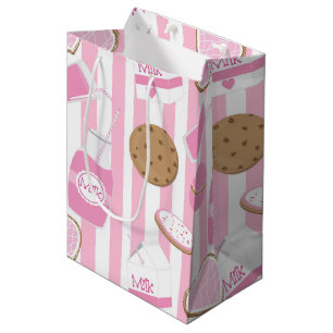 Cookies & Milk Flickor Party Rosa Bageri Presentpå