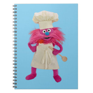Cookie's Monster Food Lastbil   Gonger Posing Anteckningsbok