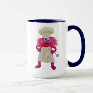 Cookie's Monster Food Lastbil Gonger Posing Mugg