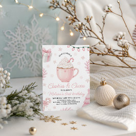 Cookies och Cocoa Födelsedag Inbjudningar