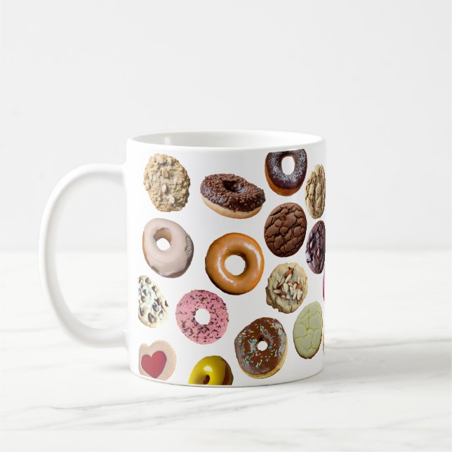 Cookies och Doughnut Kaffemugg (Vänster)