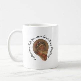 Cookies och Mjölk för Jultomten-God jul Kaffemugg