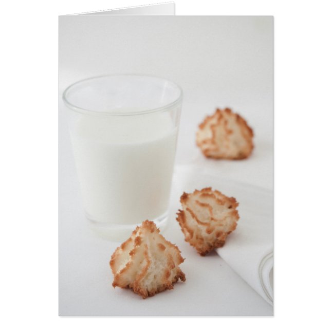 Cookies och Mjölk Hälsningskort (Framsidan)