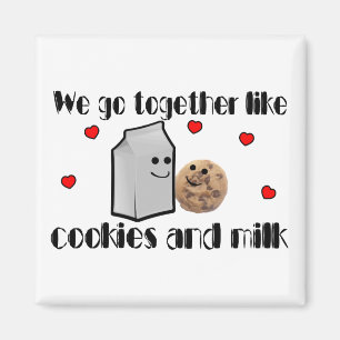 Cookies och Mjölk Magnet