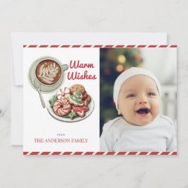 Cookies Red jul Photo Helgdag Card Julkort