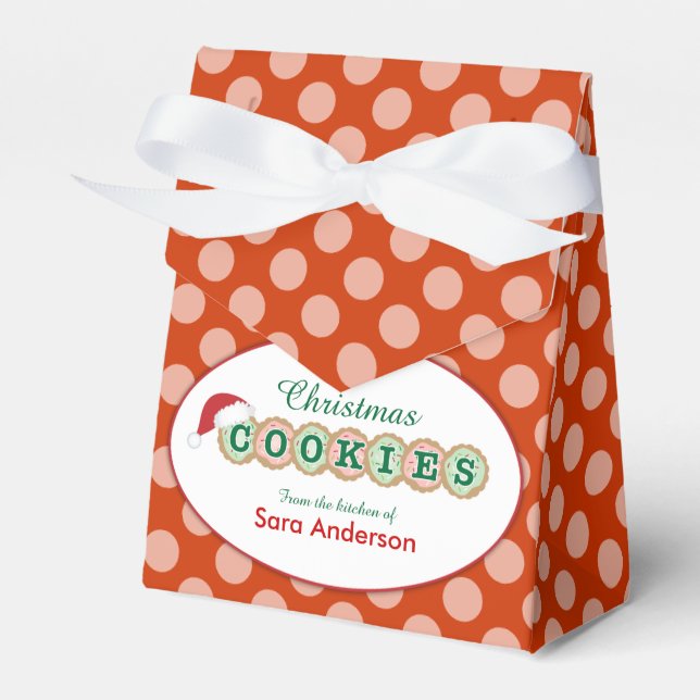 Cookies & Sprinkles Personlig-julcookie Presentaskar (Framsidan Sidan)