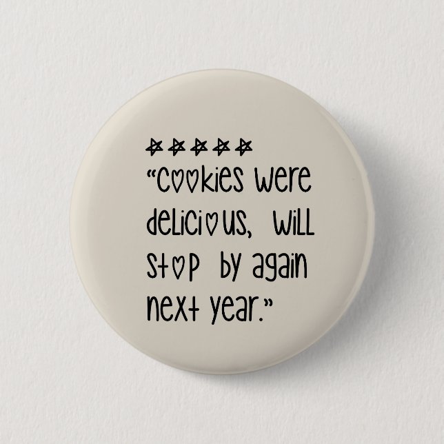 Cookies were delicious knapp (Framsida)