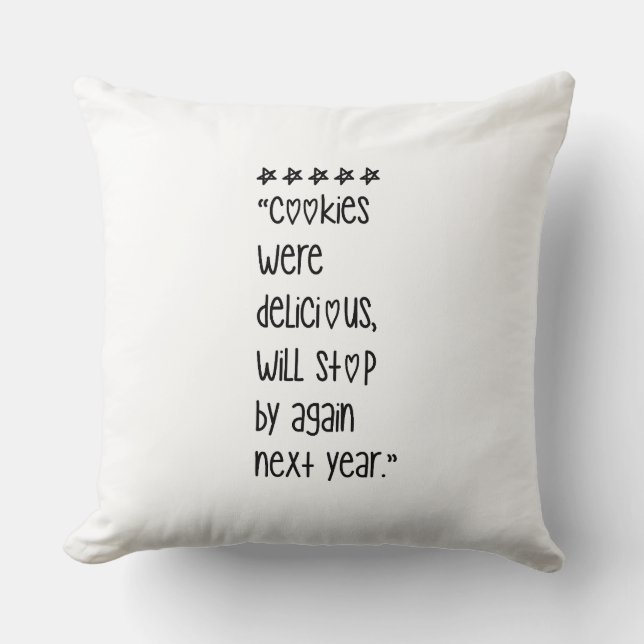 Cookies were delicious kudde (Framsida)