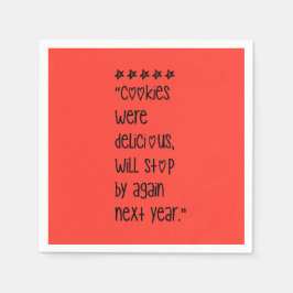 Cookies were delicious pappersservett