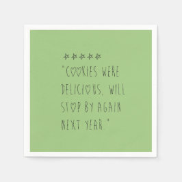 Cookies were delicious pappersservett