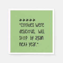 Cookies were delicious pappersservett