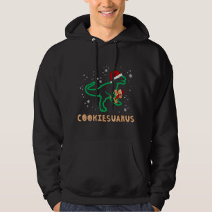 Cookiesaurus jul Dinosaur Rex Sugar Cookie Hoodie