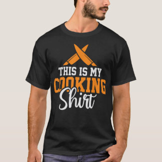 Cooking Älskare Funny Quote Chef Humor Ord T Shirt