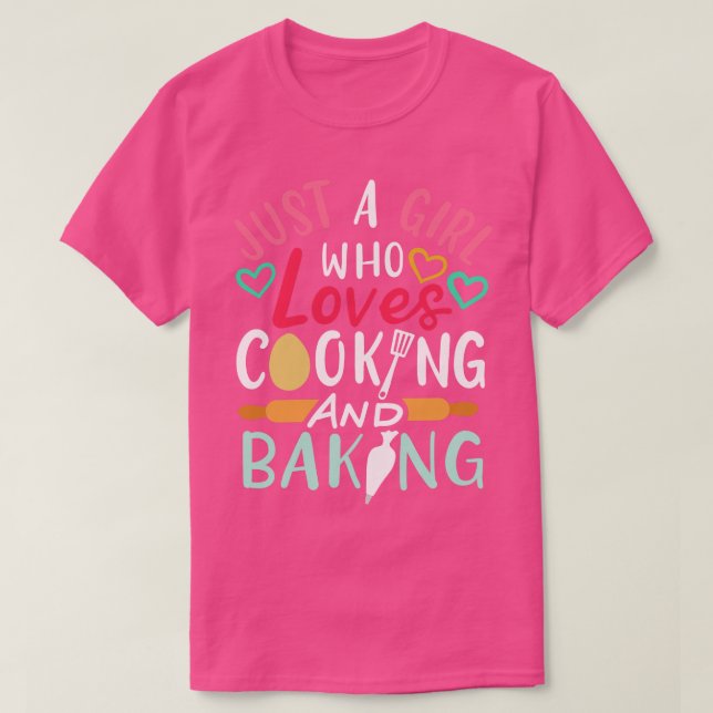 Cooking Baking Cook Baker T Shirt (Design framsida)