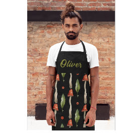 Cooking Chef Mushroom Apron