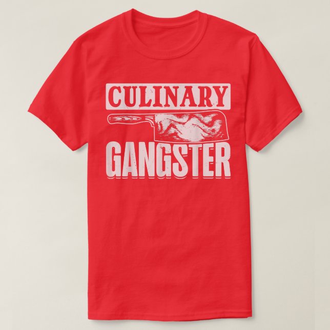 Cooking Chefs Culinary Gangster Cooking Chefs Cook T Shirt (Design framsida)