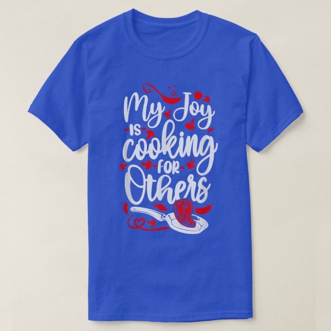Cooking Cook Pan Kitchen Chef T Shirt (Design framsida)