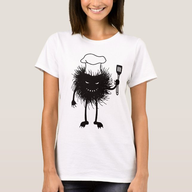 Cooking Evil Creature Halloween Tee (Framsida)