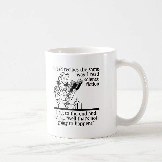 Cooking Fiction Funny Mug Kaffemugg (Höger)