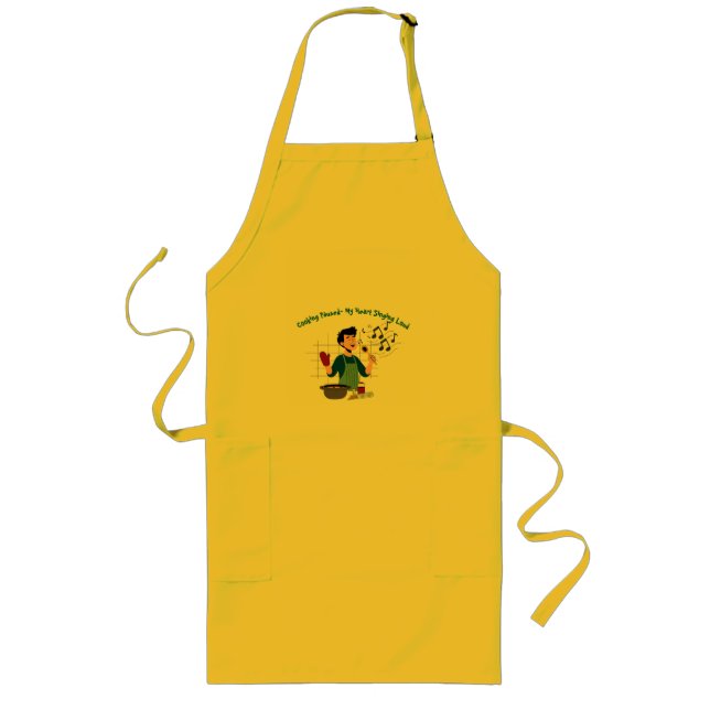 Cooking Singing Långt Förkläde (Framsidan)