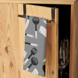 Cooking Utensils Mönster Kökshandduk