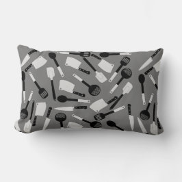 Cooking Utensils Mönster Lumbarkudde