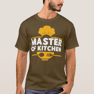 Cookkökshuggmästare i köks- och kökshuggmästare t shirt