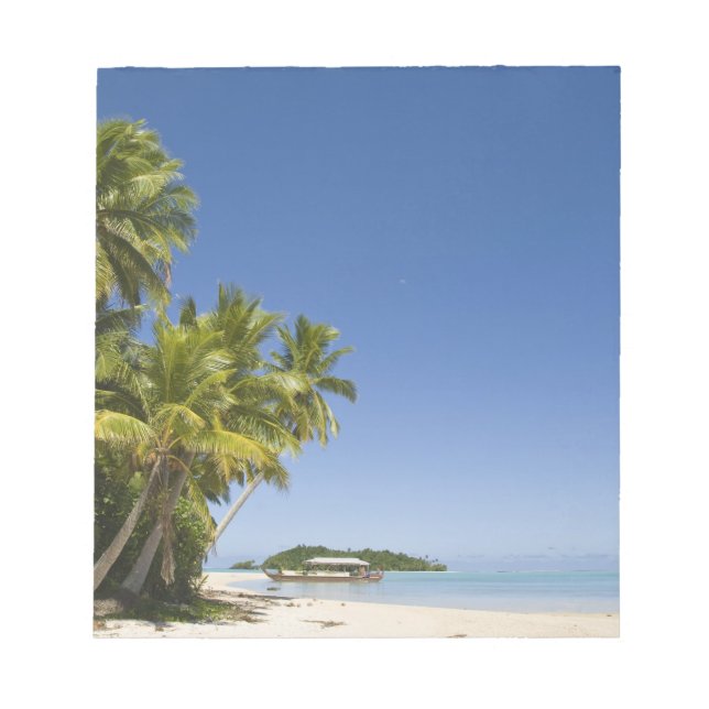 Cooköarna, Aitutaki. Polynesisk kanotur till Anteckningsblock (Framsida)