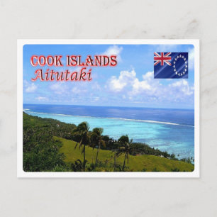 Cooköarna - Aitutaki - Vykort