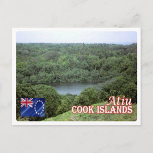 Cooköarna - Atiu - Vykort