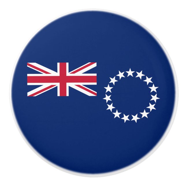 Cooköarna Flagga Knopp (Framsidan)