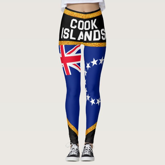 Cooköarna Flagga Leggings (Framsida)