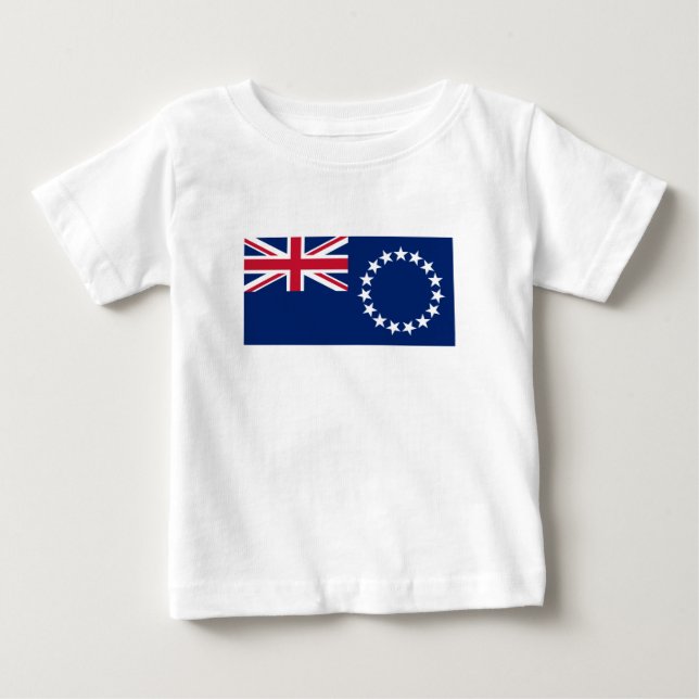 Cooköarna Flagga T Shirt (Framsida)