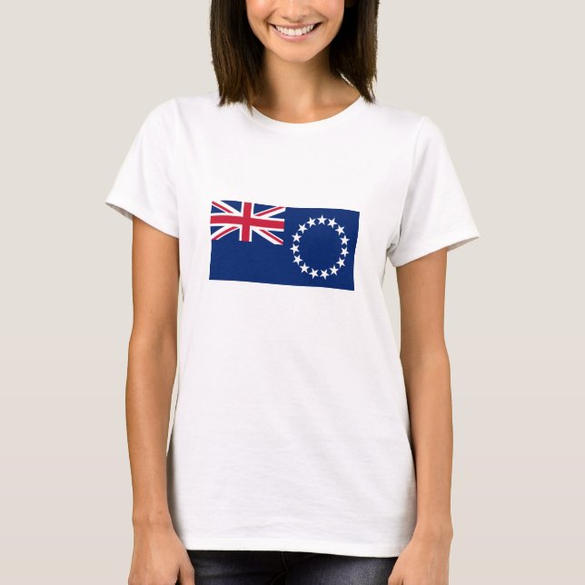 Cooköarna Flagga T Shirt (Framsida)