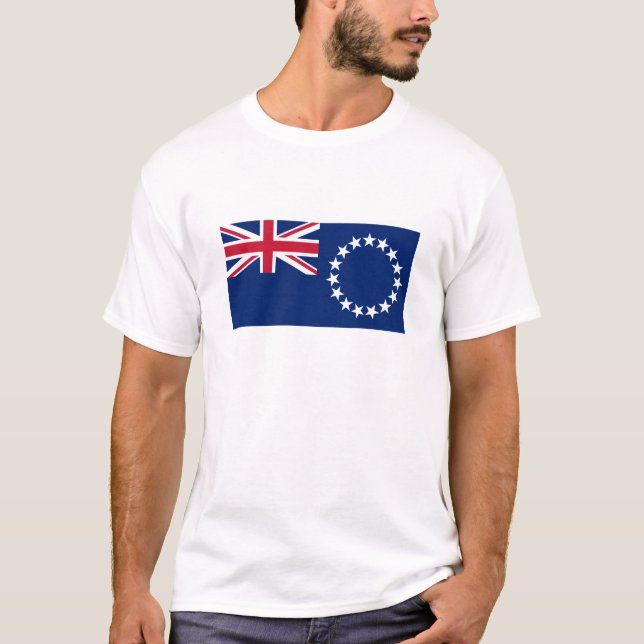 Cooköarna Flagga T Shirt (Framsida)