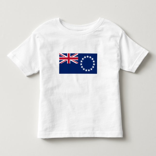 Cooköarna Flagga T Shirt (Framsida)