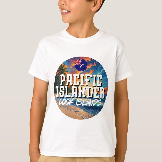 Cooköarna Pacific Islander T Shirt (Framsida)