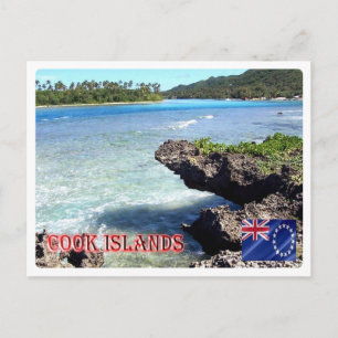 Cooköarna - Rarotonga Beach - Vykort