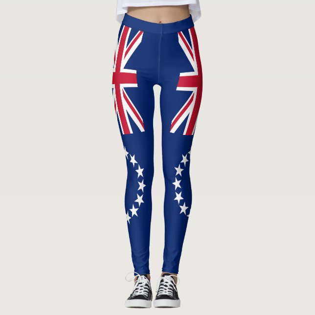 Cooköarnas flagga leggings (Framsida)