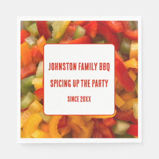 Cookout Familj BBQ Krydda Festen Sommar Pappersservett