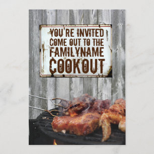 Cookout-inbjudningar Inbjudningar